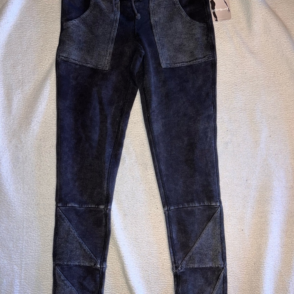 Free People Movement Washed Black Leggings - New with Tags